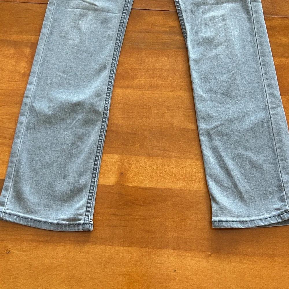 Levi's 511 Slim Fit Boys Jeans Size 18 Light Gray Wash